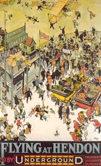 Hendon Underground poster