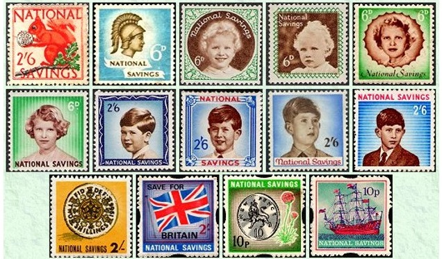 Savings stamps